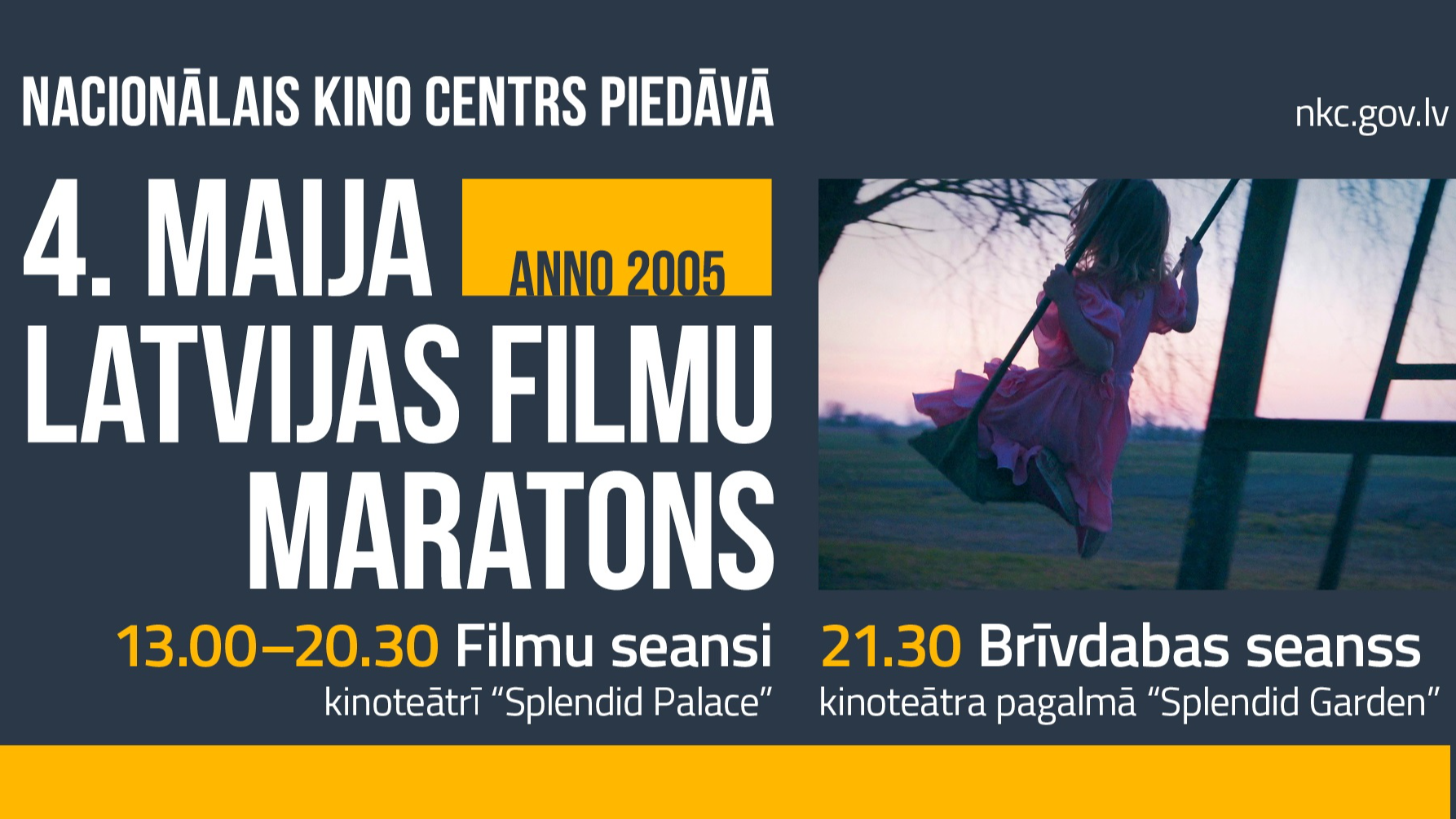 4. maija Latvijas filmu maratons izsludina programmu un seansus