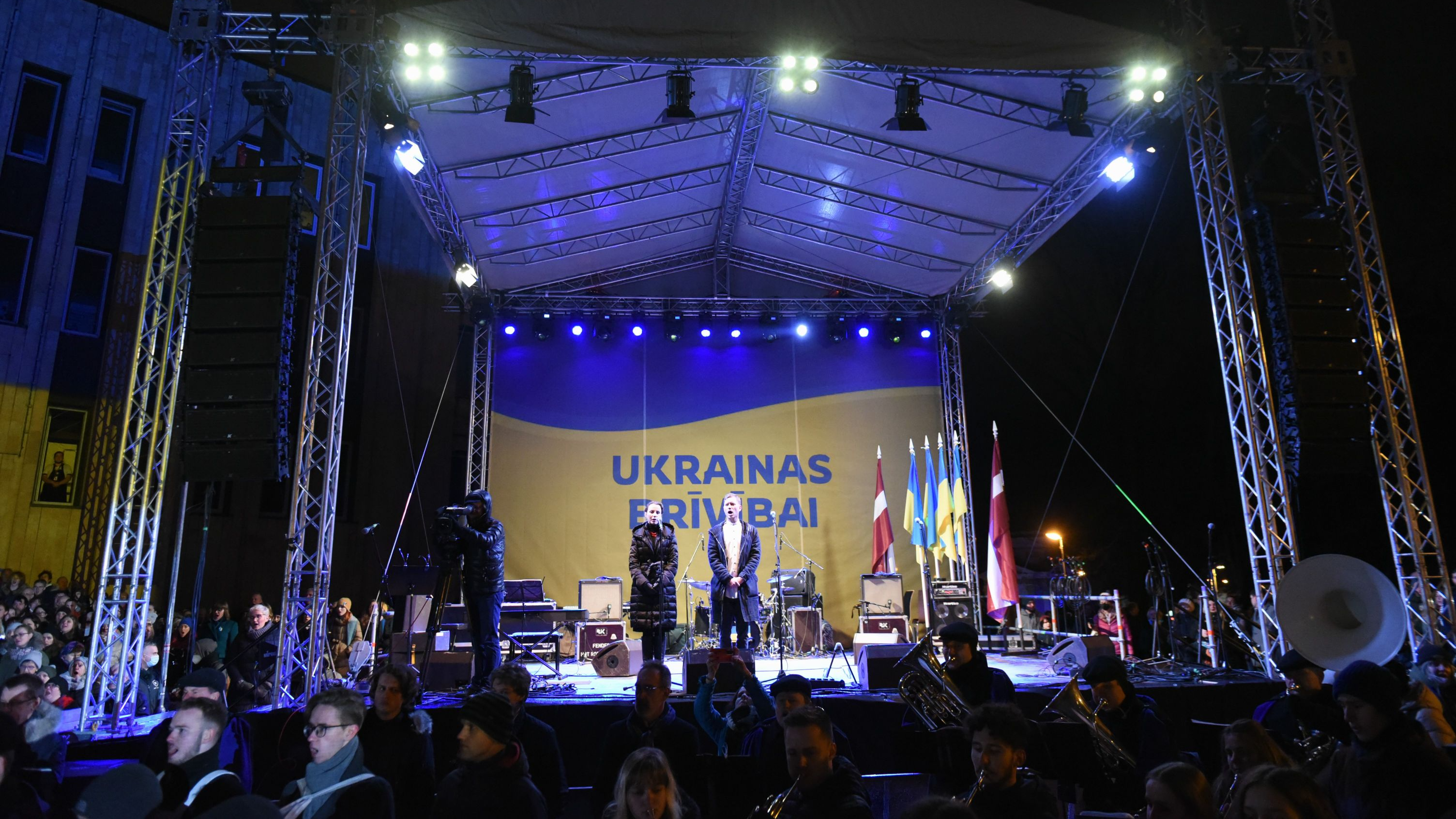 Pie Kongresu nama Ukrainas atbalstam notika sirsnīgs koncerts "Ukrainas brīvībai"