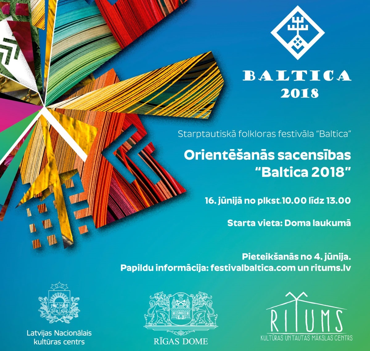 Turpinās pieteikšanās orientēšanās sacensībām “Baltica 2018”