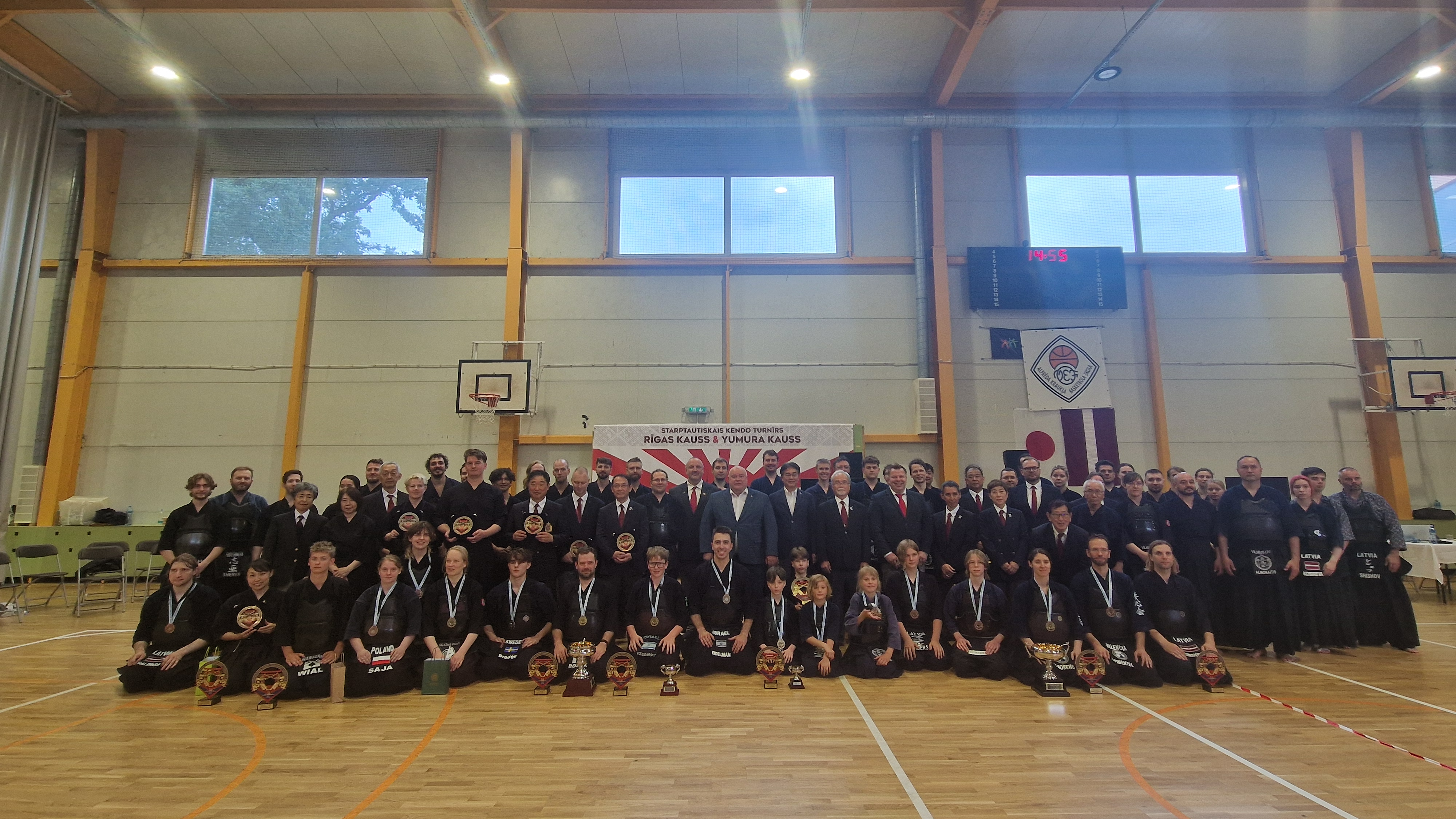 Noslēgušās kendo sacensības "Jumura kauss 2026"