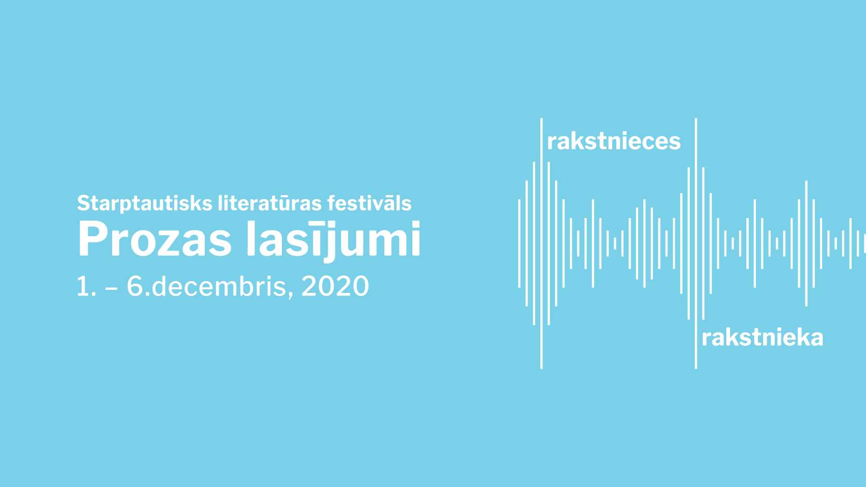 Starptautiskais literatūras festivāls “Prozas lasījumi” šogad piedāvā programmu attālināti