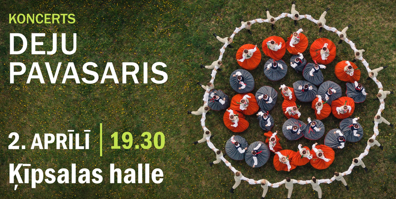 Koncertā “Deju pavasaris” Ķīpsalā sadancos 500 dejotāju