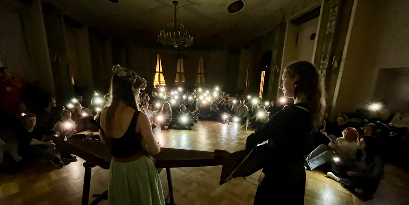 Zelta zālē "Zelta danči"'