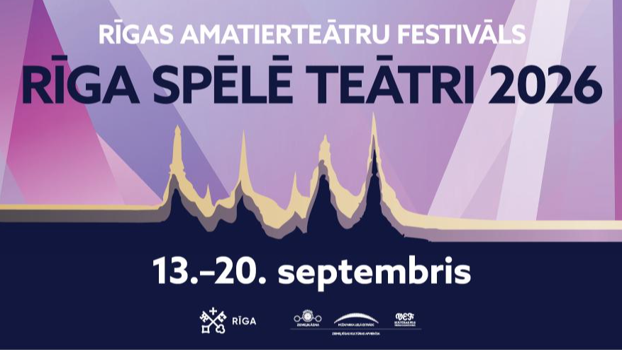 Rīgas amatierteātru  festivāls-skate “Rīga spēlē teātri 2026”