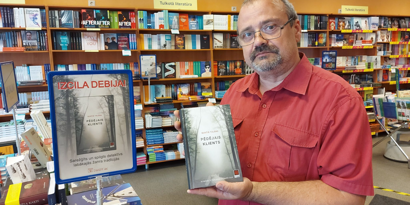 Iļģuciema filiālbibliotēkā viesos rakstnieks Guntis Tālers