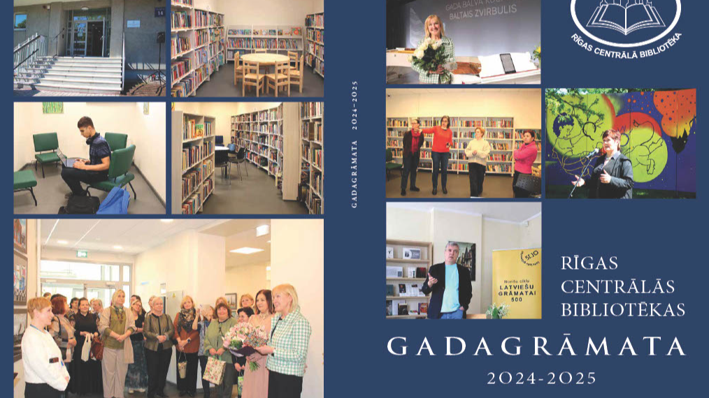 Iznākusi gadskārtējā “Rīgas Centrālās bibliotēkas Gadagrāmata 2024–2025”