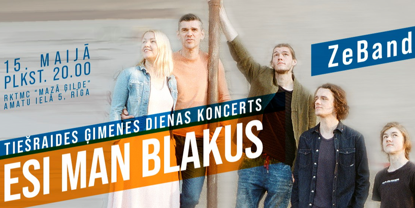 Grupa “ZeBand” Ģimenes dienas koncertā Mazajā Ģildē