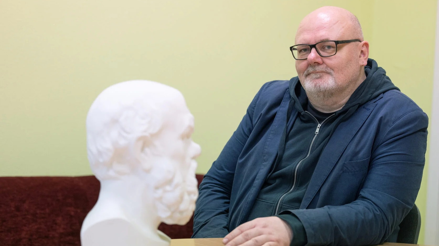 Filozofa Arta Sveces lekcija “Politiskie dzīvnieki” Rīgas vēstures un kuģniecības muzejā 