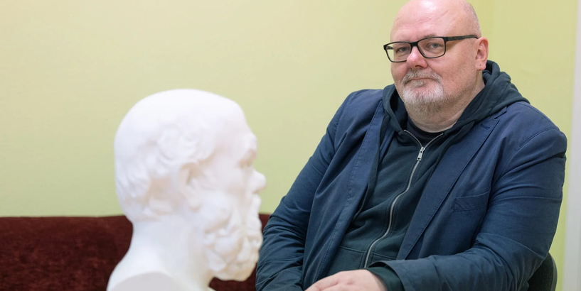 Filozofa Arta Sveces lekcija “Politiskie dzīvnieki” Rīgas vēstures un kuģniecības muzejā 