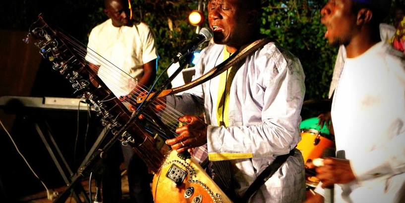 Senegāliešu ritmi "Lamine Cissokho" koncertā Kalnciema kvartālā 