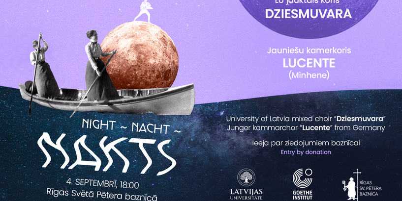 Minhenes Jauniešu koris “Lucente” un Latvijas Universitātes jauktais koris “Dziesmuvara” aicina uz koncertu 