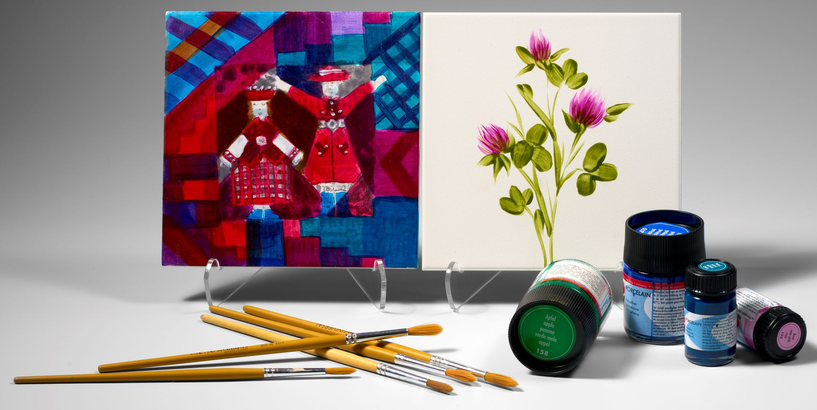 Flīžu dekorēšanas darbnīca Rīgas Porcelāna muzejā