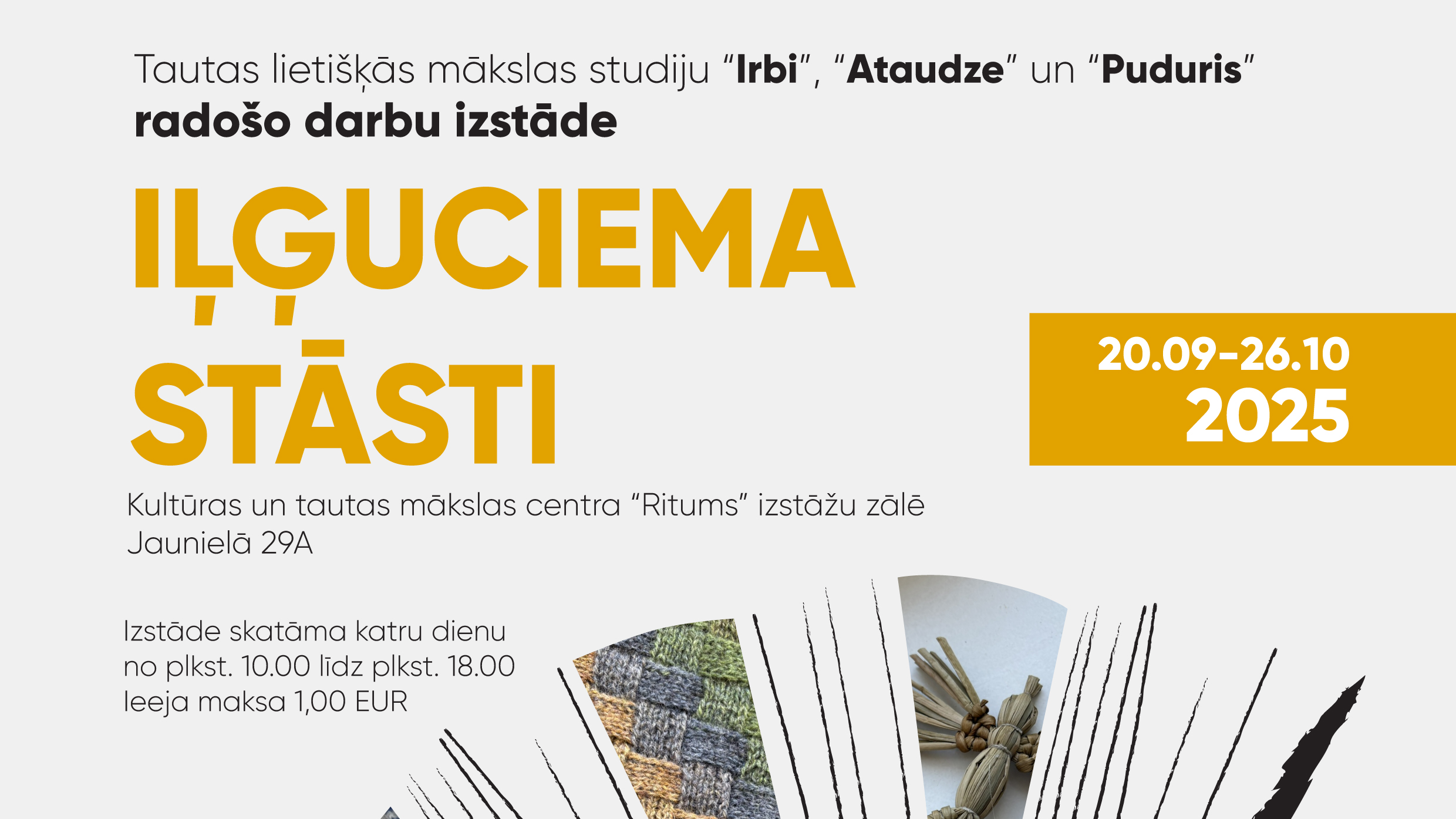 Kultūras un tautas mākslas centrā “Ritums” skatāma izstāde “Iļģuciema stāsti”