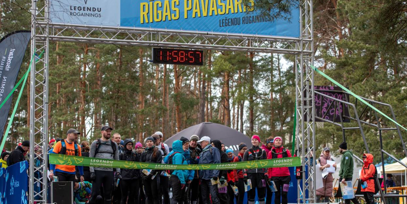 Aizvadīts “Rīgas pavasara leģendu rogainings” Jaunciemā