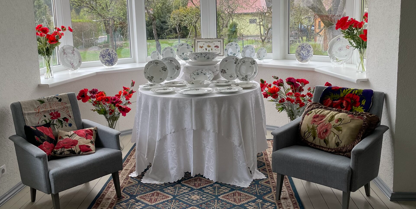 Jūgendstila  “Magones” uzplaukst Pētera Upīša Dārzkopības muzejā