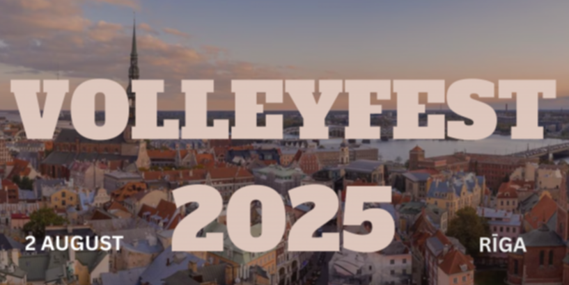 Starptautiskais volejbola festivāls "Volleyfest 2025" atgriežas Rīgā