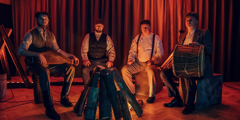 Folkloras kopas “Vilkači” koncerts “Dziesmas un ugunskurs”