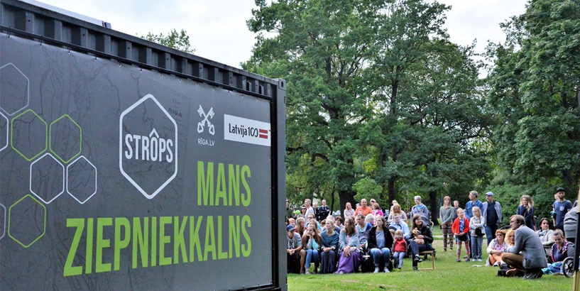 Pļavniekos un Ziepniekkalnā 1. jūnijā atklās mobilās kultūrtelpas “Strops”