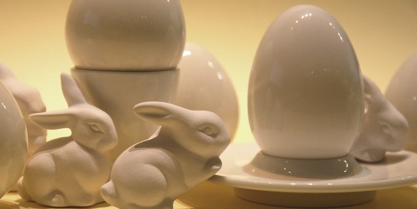 Porcelāna apgleznošanas darbnīca Lieldienās