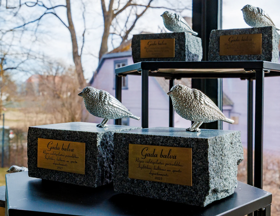 Pasniegta Rīgas gada balva kultūrā “Baltais zvirbulis”