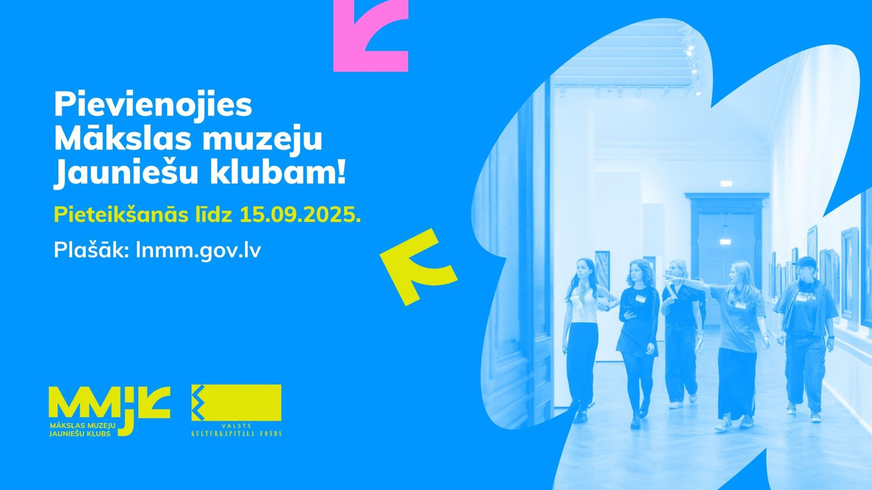 Mākslas muzeju Jauniešu klubs uzņem jaunus dalībniekus – pievienojies programmas 8. sezonai!