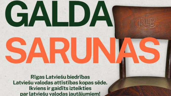 Rīgas Latviešu biedrības Latviešu valoda attīstības kopa aicina uz “Apaļā galda sarunām”