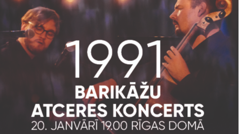 Aicina apmeklēt 1991. gada barikāžu atcerei veltītu koncertu “1991” Rīgas Domā un piemiņas pasākumus pilsētā