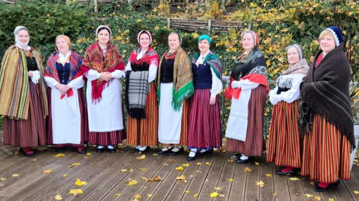 Kolkas lībiešu ansamblis LAULA. Foto no privātā arhīva.