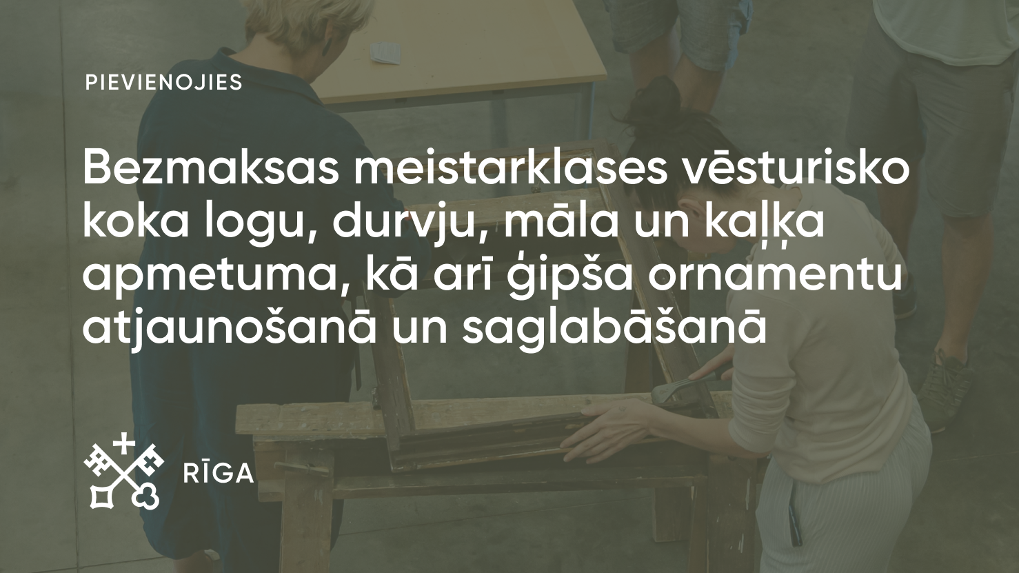 Rīgas pašvaldība aicina uz bezmaksas meistarklasēm “Koka Rīgā”