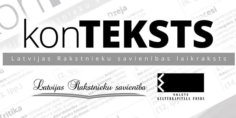 Lucavsalā notiks literārā mēnešraksta konTEKSTS jūnija numura atvēršana 