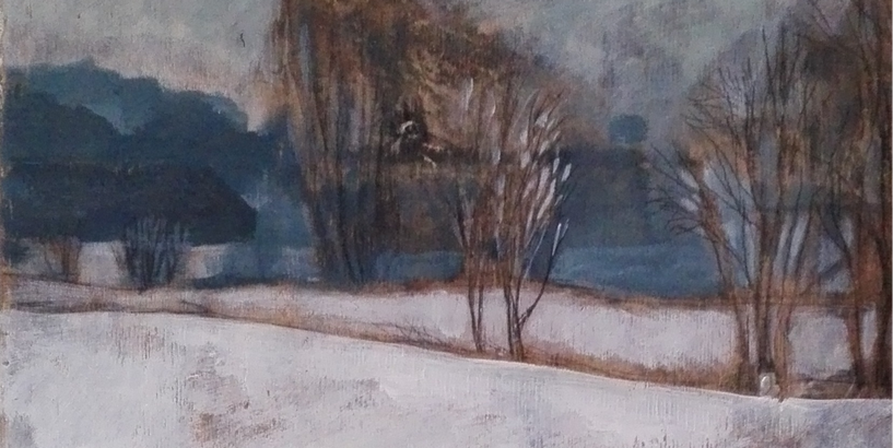 Mākslinieces Ērikas Mālderes gleznu izstāde “Ziema”