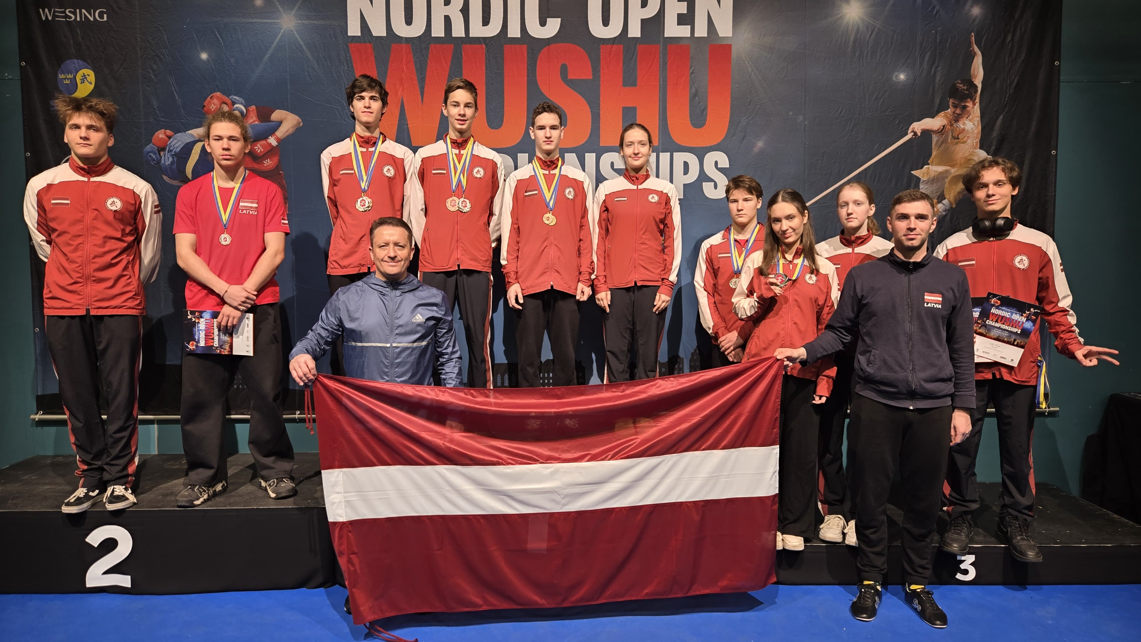 Latvijas u-šu izlasei ievērojami panākumi 6. Ziemeļvalstu Atklātajā U-šu čempionātā 