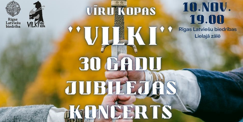 Vīru kopai “Vilki” 30 gadu jubilejas koncerts 