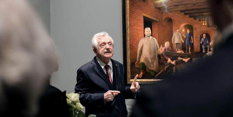 Noslēgusies vērienīgā izstāde “Imanta Lancmaņa māksla”