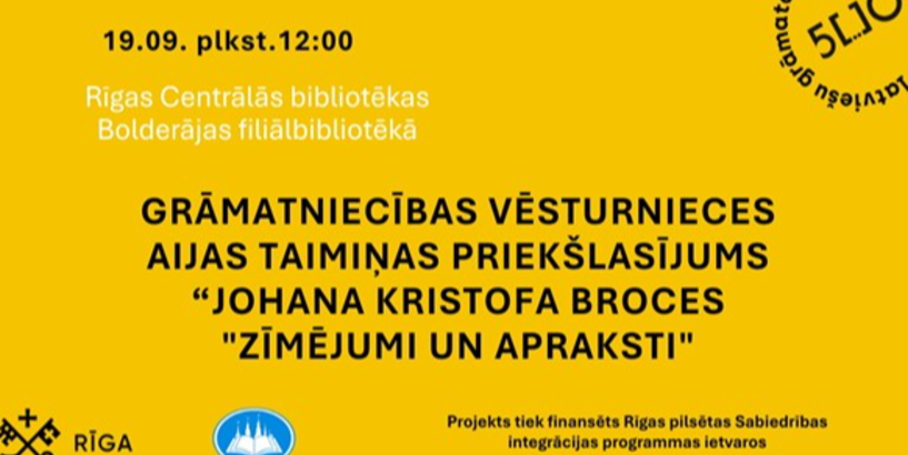 Johana Kristofa Broces “Zīmējumi un apraksti”