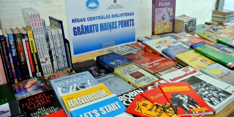 Grāmatu maiņas punkts Āgenskalna tirgū