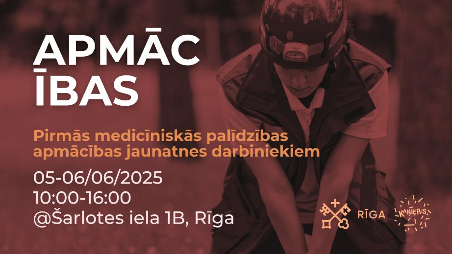 Pirmās medicīniskās palīdzības apmācības jaunatnes darbiniekiem