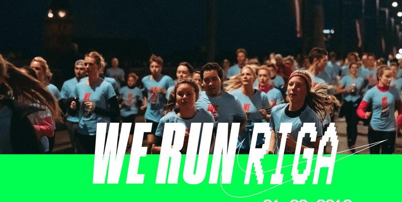 WE RUN RIGA 2019 notiks 21. septembrī 