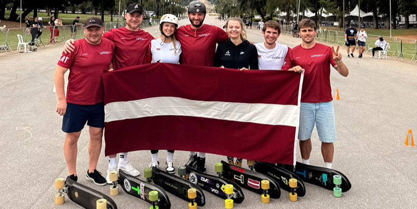 Latviešiem panākumi Pasaules čempionātā skeitbordā Brazīlijā