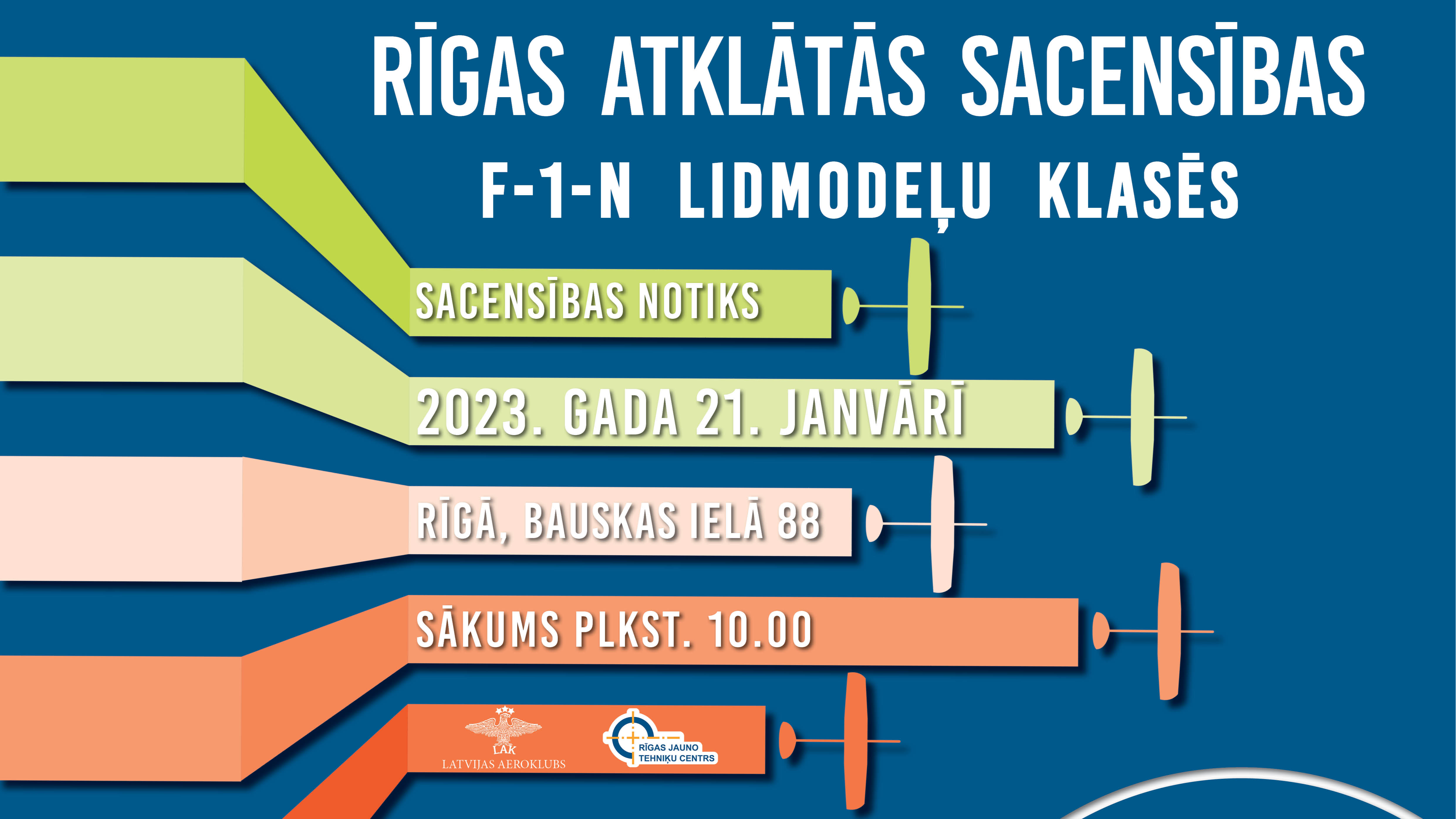 Rīgas atklātās sacensības F-1-N klases lidmodeļiem