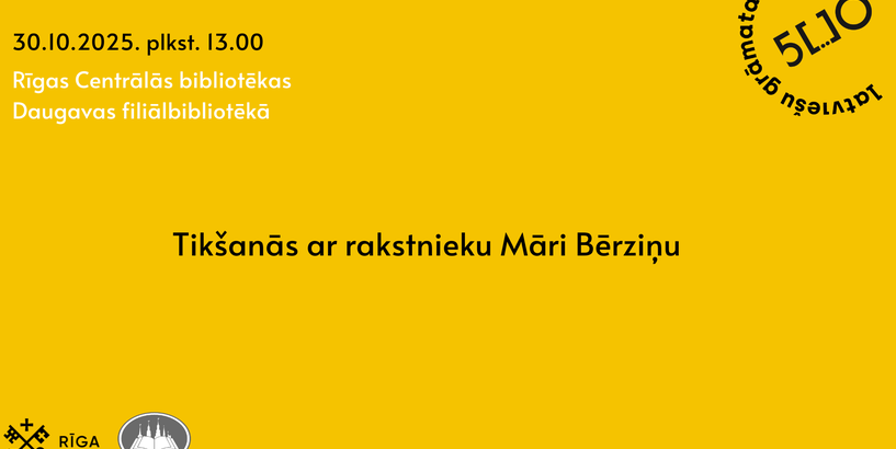 Tikšanās ar rakstnieku Māri Bērziņu