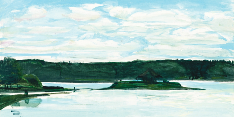 “Daugavas lasījumi” un mākslinieku izstādes “Daugava” atklāšana 