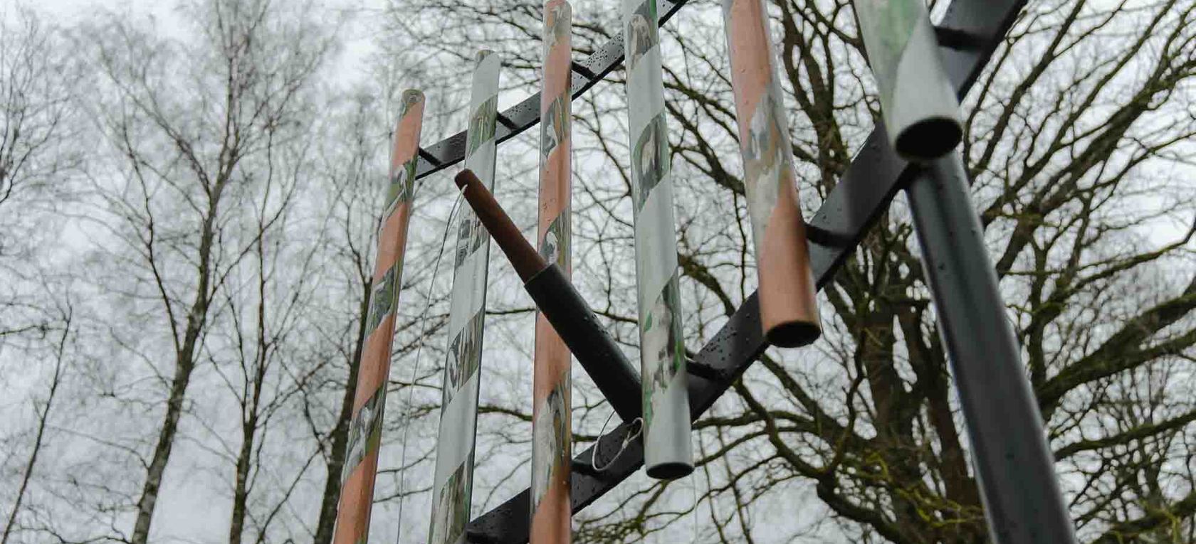 Lieldienām veltīta interaktīva mūzikas instrumentu instalācija