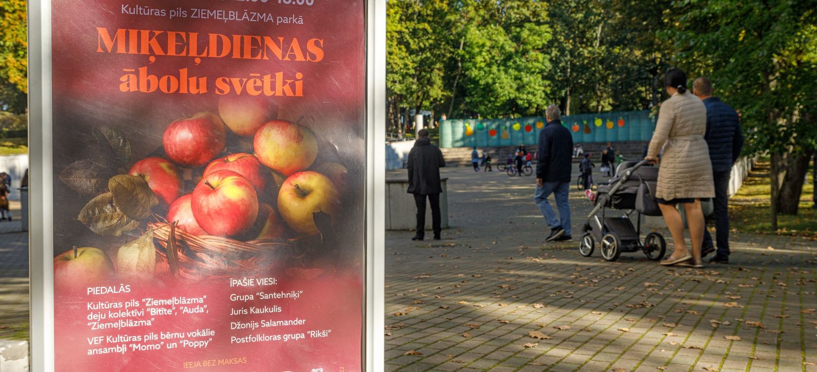 Miķeļdienas ābolu svētki Ziemeļblāzmas pils parkā