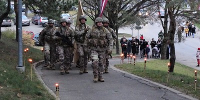 Piemiņas brīdis Sudrabkalniņā