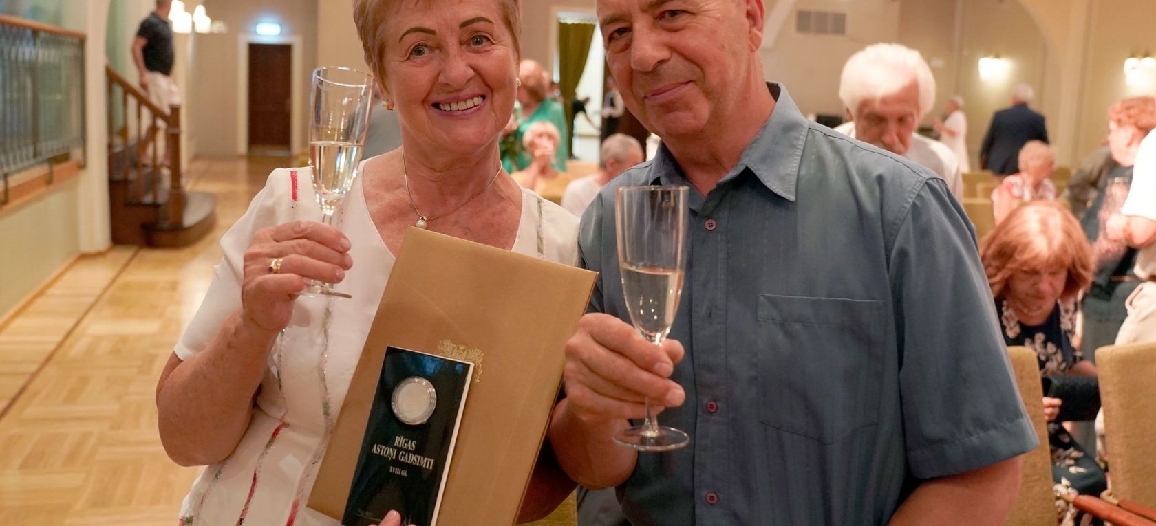 Rīgā godināti Zelta kāzu jubilāri