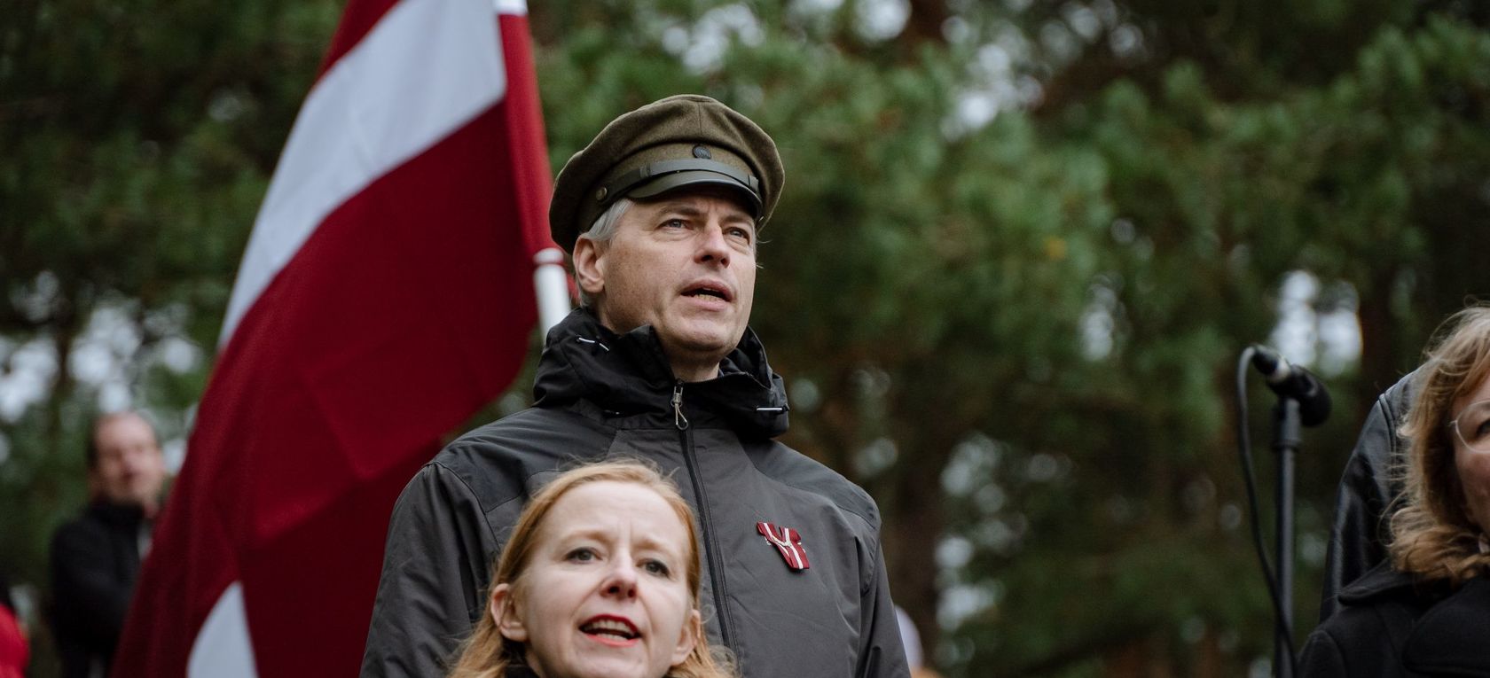 Lāčplēša dienas piemiņas brīdis Sudrabkalniņā