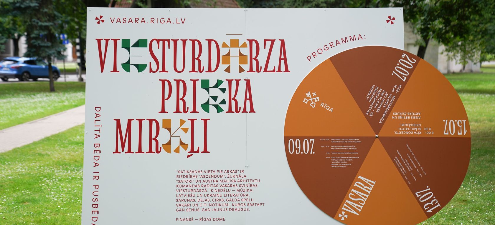 "Rīgas vasara" Viesturdārzā