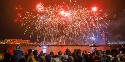 Svētku uguņošana 11. novembra krastmalā