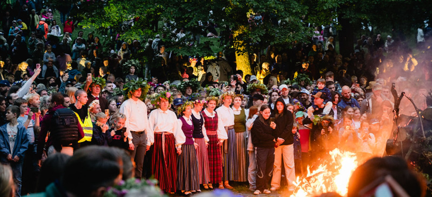 Jāņu svinības Grīziņkalnā, Dzegužkalnā un Mežaparkā
